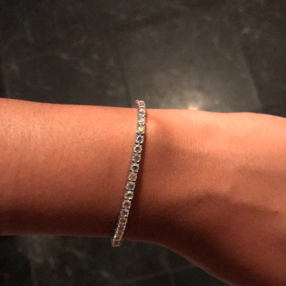 Accessories Sterling Silver Diamond Bracelet Poshmark